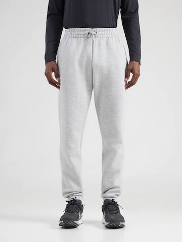 UNDER ARMOUR Tapered Urheiluhousut 'Essential' värissä harmaa: etupuoli