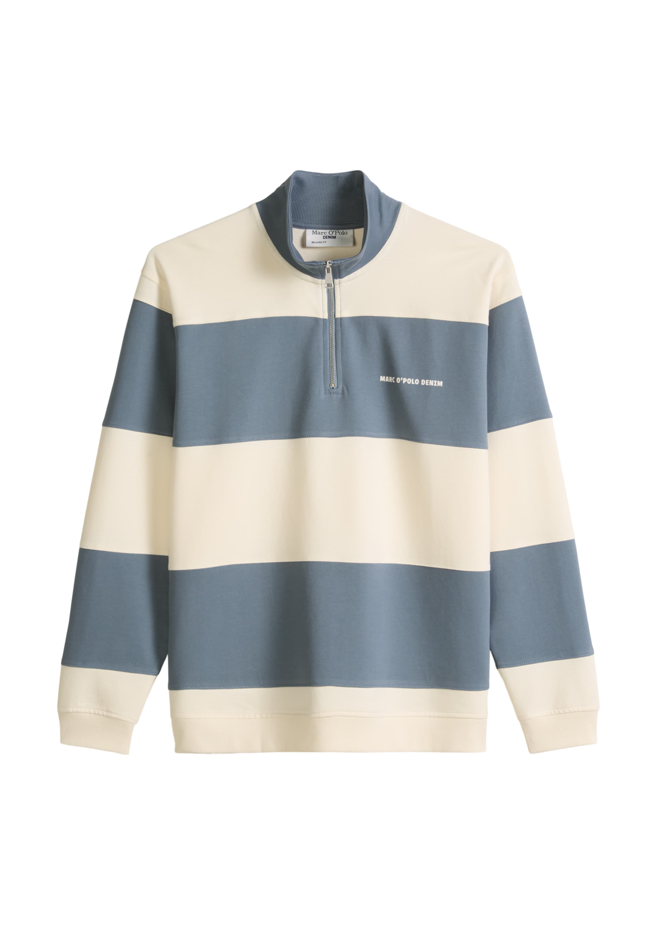 Marc O'Polo DENIM Sweatshirt in Blauw: voorkant