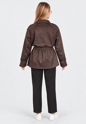 Elara Between-seasons coat in Brown