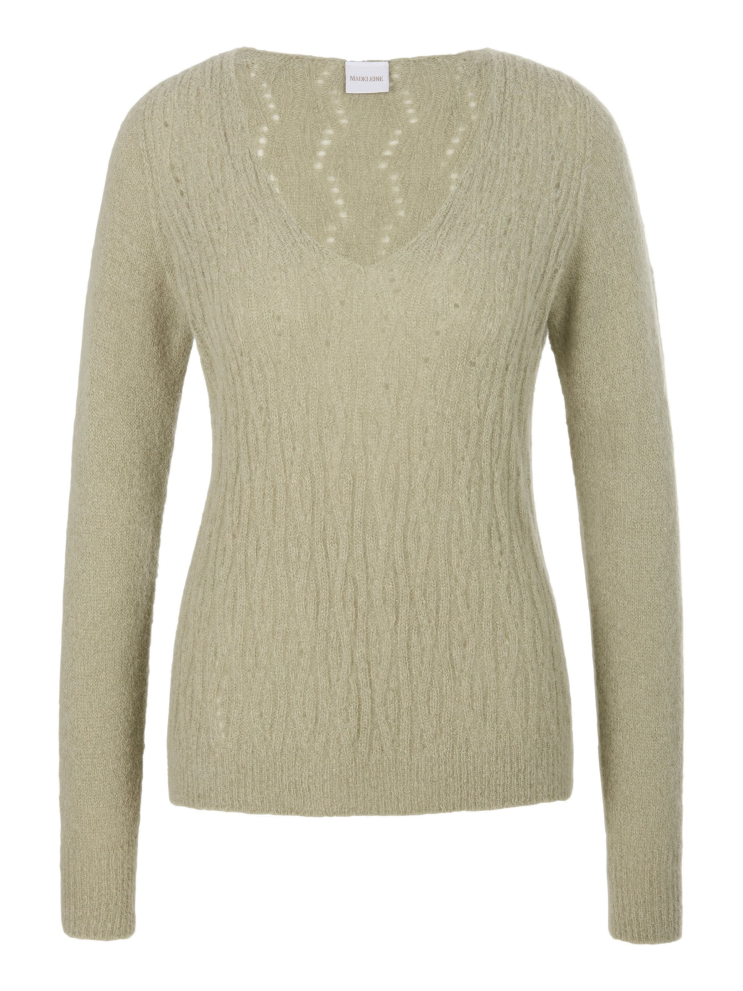 MADELEINE Trui in de kleur Riet, Productweergave