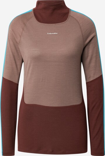 ICEBREAKER Funktionshirt 'Sone' in türkis / pueblo / pastellrot, Produktansicht
