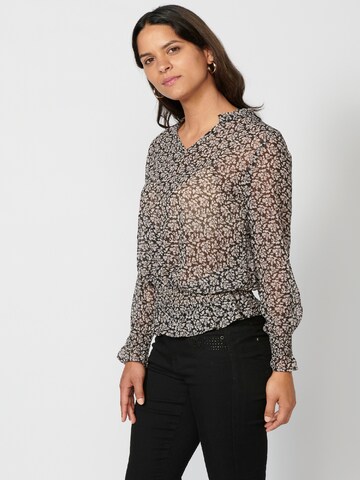 KOROSHI Blouse in Zwart