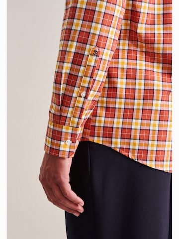 Coupe regular Chemise business SEIDENSTICKER en orange