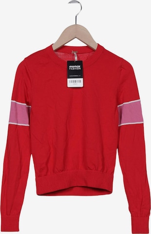 Free People Pullover XS in Rot: Vorderseite