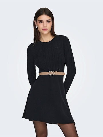 ONLY Kötött ruhák 'ONLKATIA' - fekete: elől