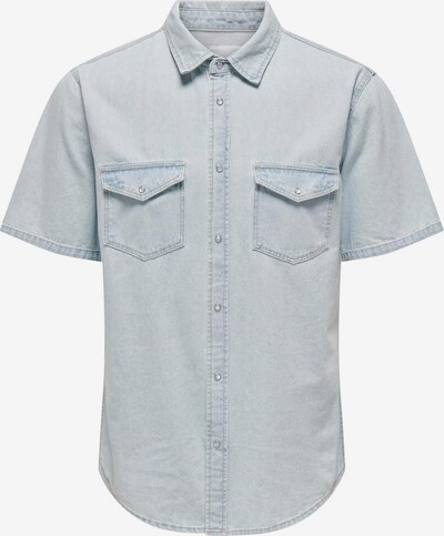 Only & Sons Camisa 'BANE' em azul ganga, Vista do produto