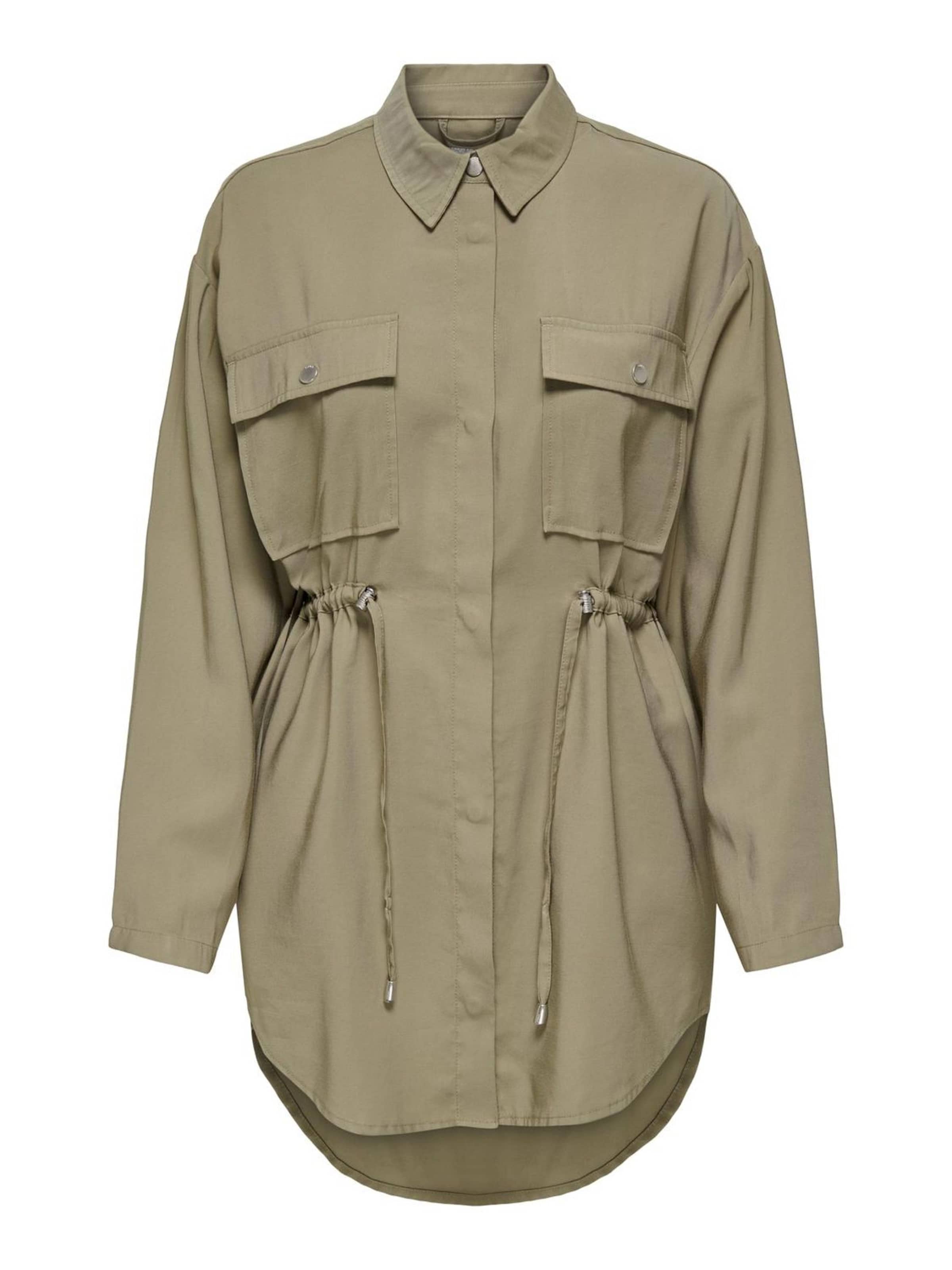 ONLY - Chaqueta de entretiempo en beige: frente