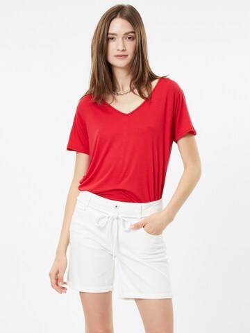 T-shirt Dorothy Perkins en rouge : devant