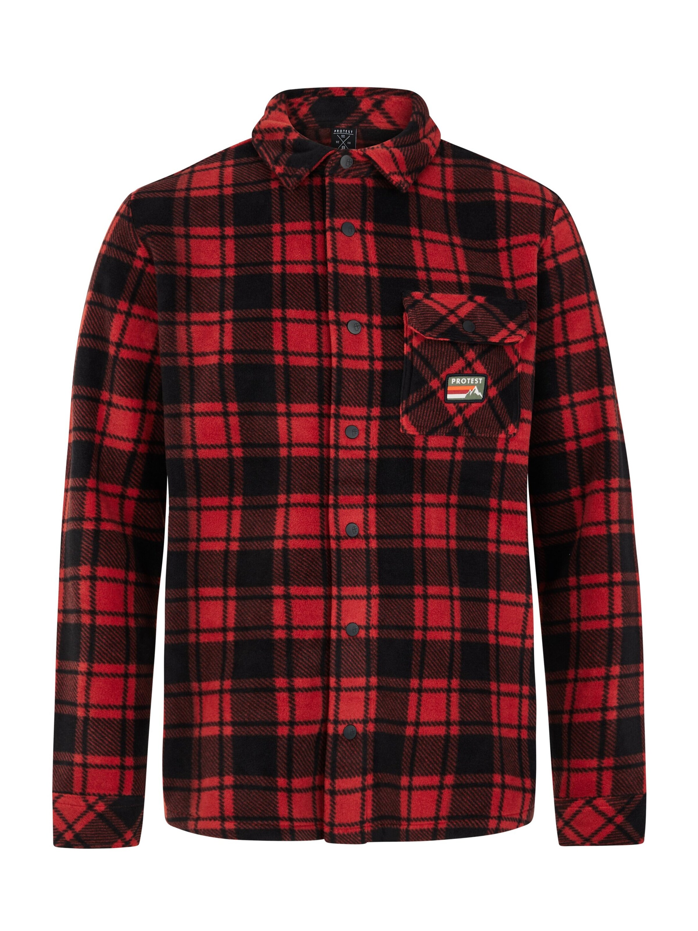 PROTEST Shirt 'PRTOUTWELL'‌‌‌‌‌‌ in rot, Produktansicht