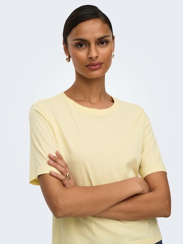 JDY Μπλουζάκι 'JDYREX' σε κίτρινο