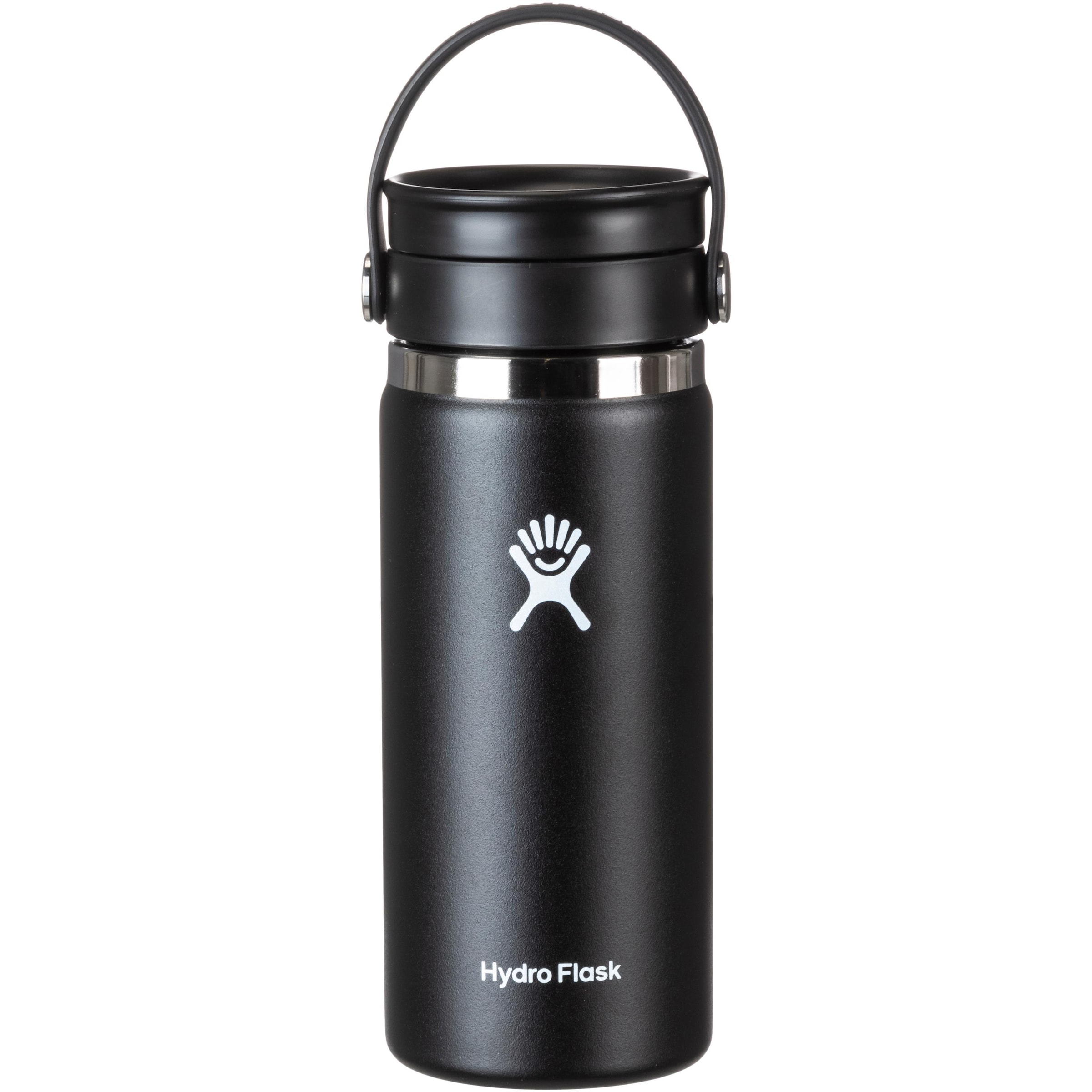 Hydro Flask Thermos 'Wide Mouth' in Black: front