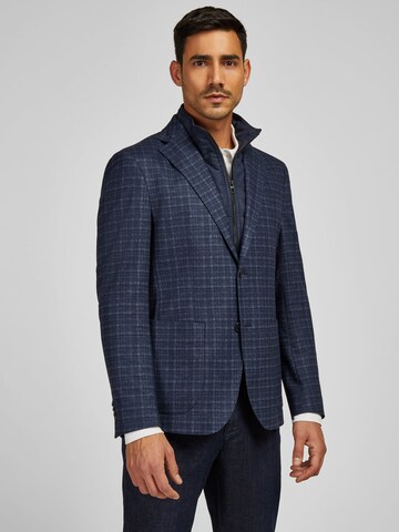 Coupe regular Veste de costume HECHTER PARIS en bleu : devant
