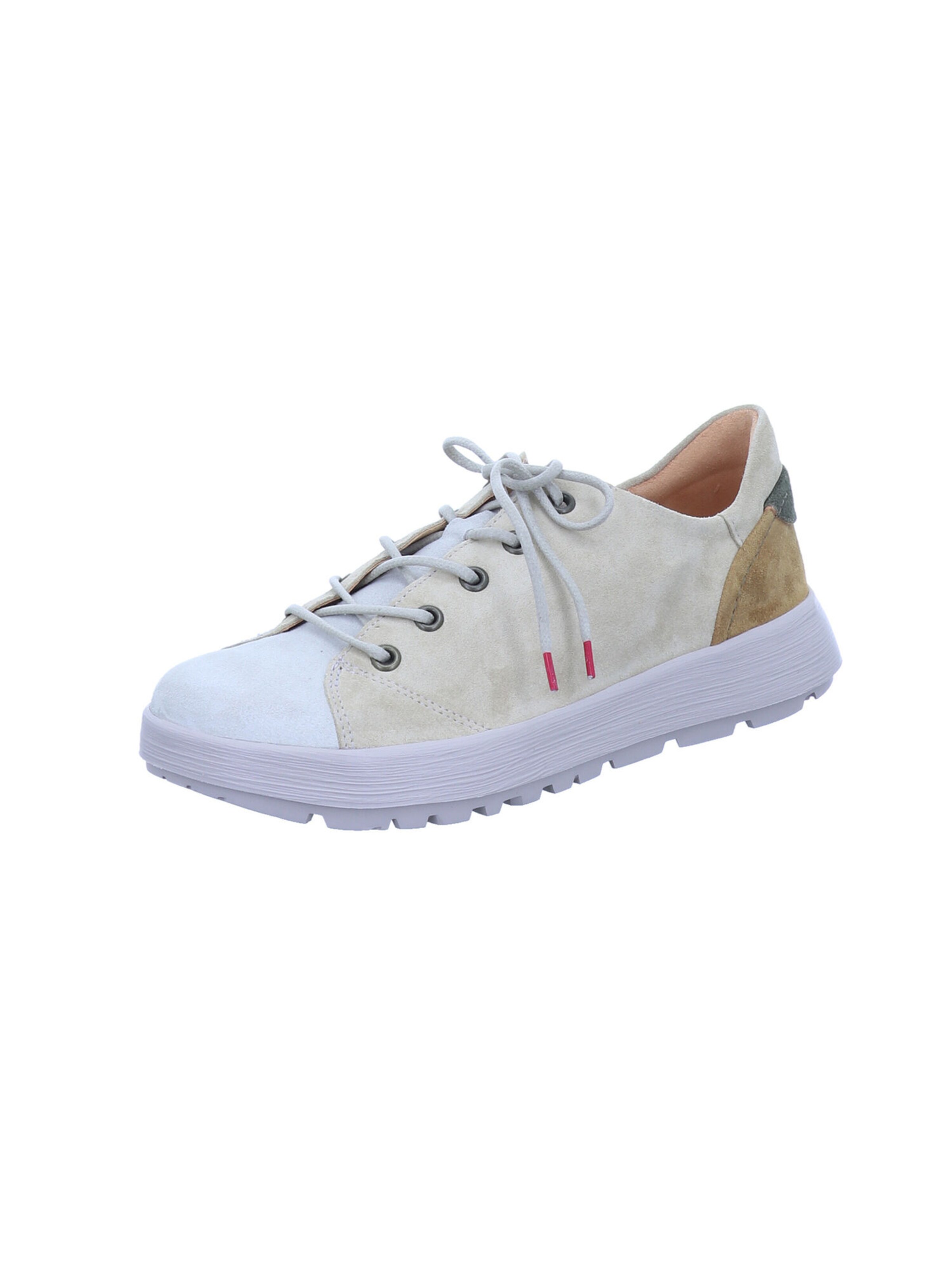 THINK! Sneakers laag in Beige: voorkant