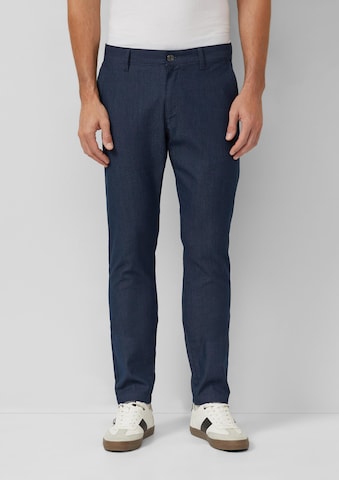 Regular Pantalon chino 'Phoenix' s.Oliver en bleu : devant