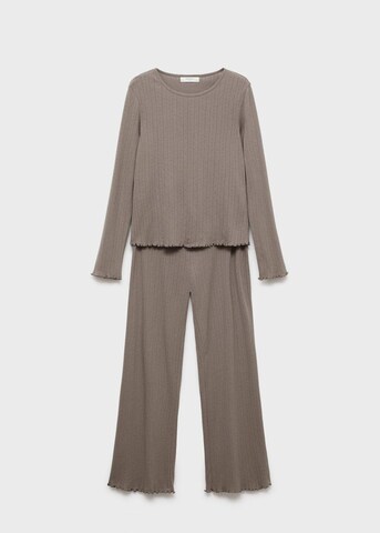 MANGO Pyjama 'Mana' in Braun