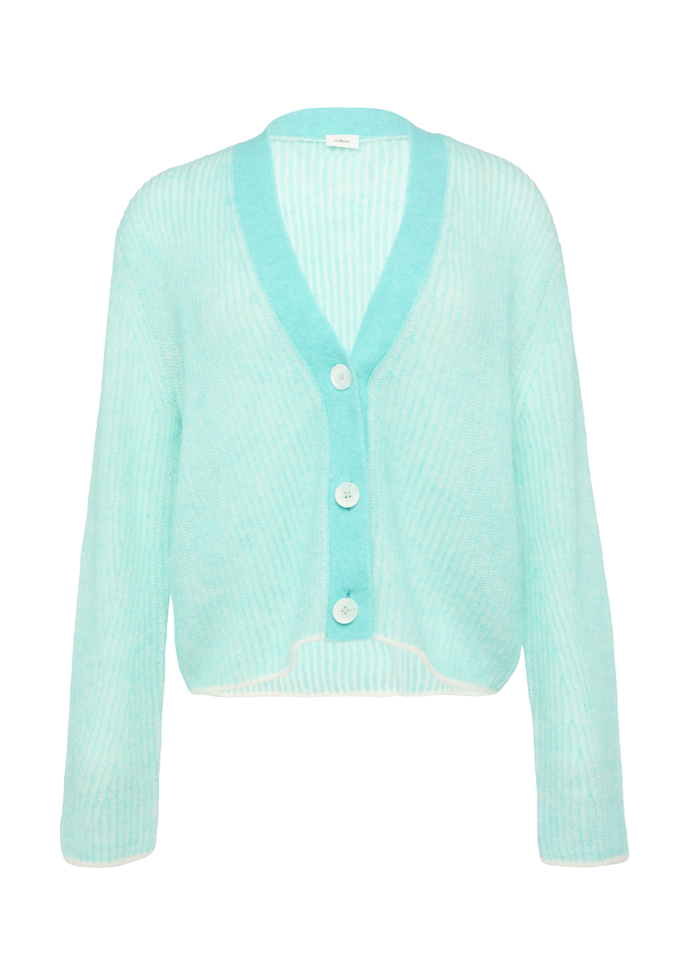 Cardigan s.Oliver BLACK LABEL en bleu : devant