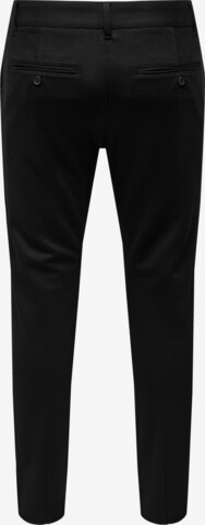 Only & Sons Tapered Chinohose in Schwarz