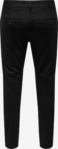 Only & Sons Tapered Chinohose in Schwarz