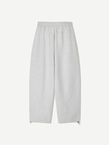 Bershka Baggy Nohavice - Sivá