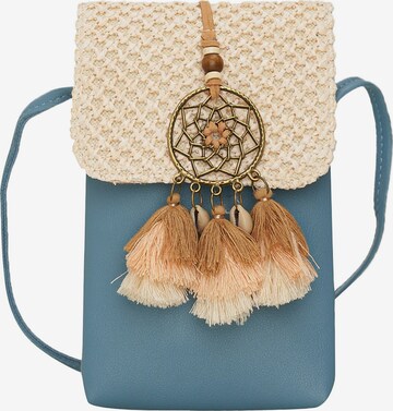 HARPA Crossbody Bag 'Java' in Blue: front