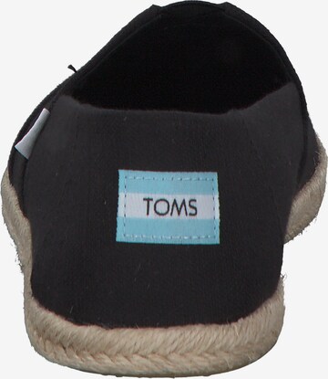 TOMS Slipper 'ALPARGATA ROPE' in Schwarz