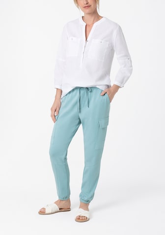 TIMEZONE - Tapered Pantalón cargo 'Rakima' en azul: frente