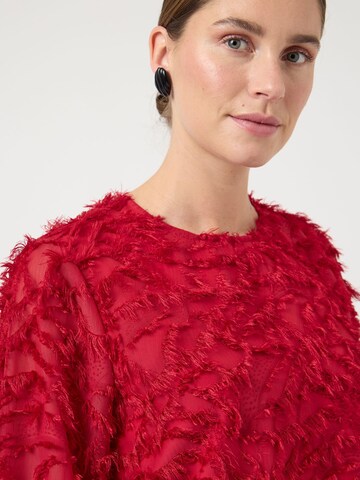 YAS Bluse 'YASParia' i rød