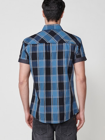 Coupe regular Chemise KOROSHI en bleu