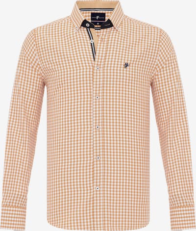 DENIM CULTURE Button Up Shirt 'TONEY' in Navy / Orange / White, Item view