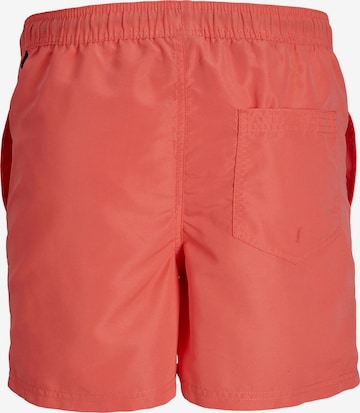 JACK & JONES Board Shorts 'Fiji' in Orange