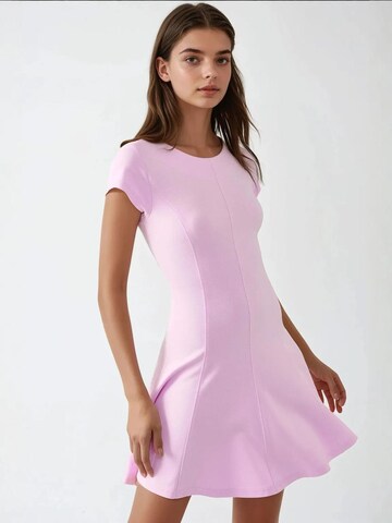 Hiccup Dress in Pink: front