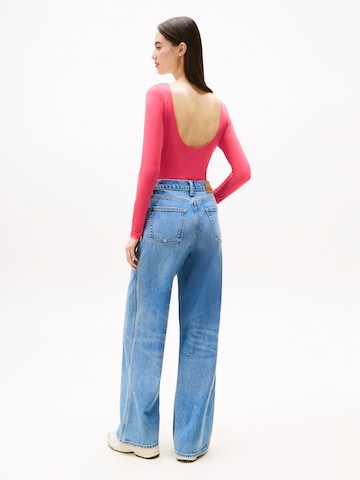 Tommy Jeans Rövid body - piros
