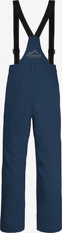 Regular Pantalon outdoor 'Loonskin' normani en bleu