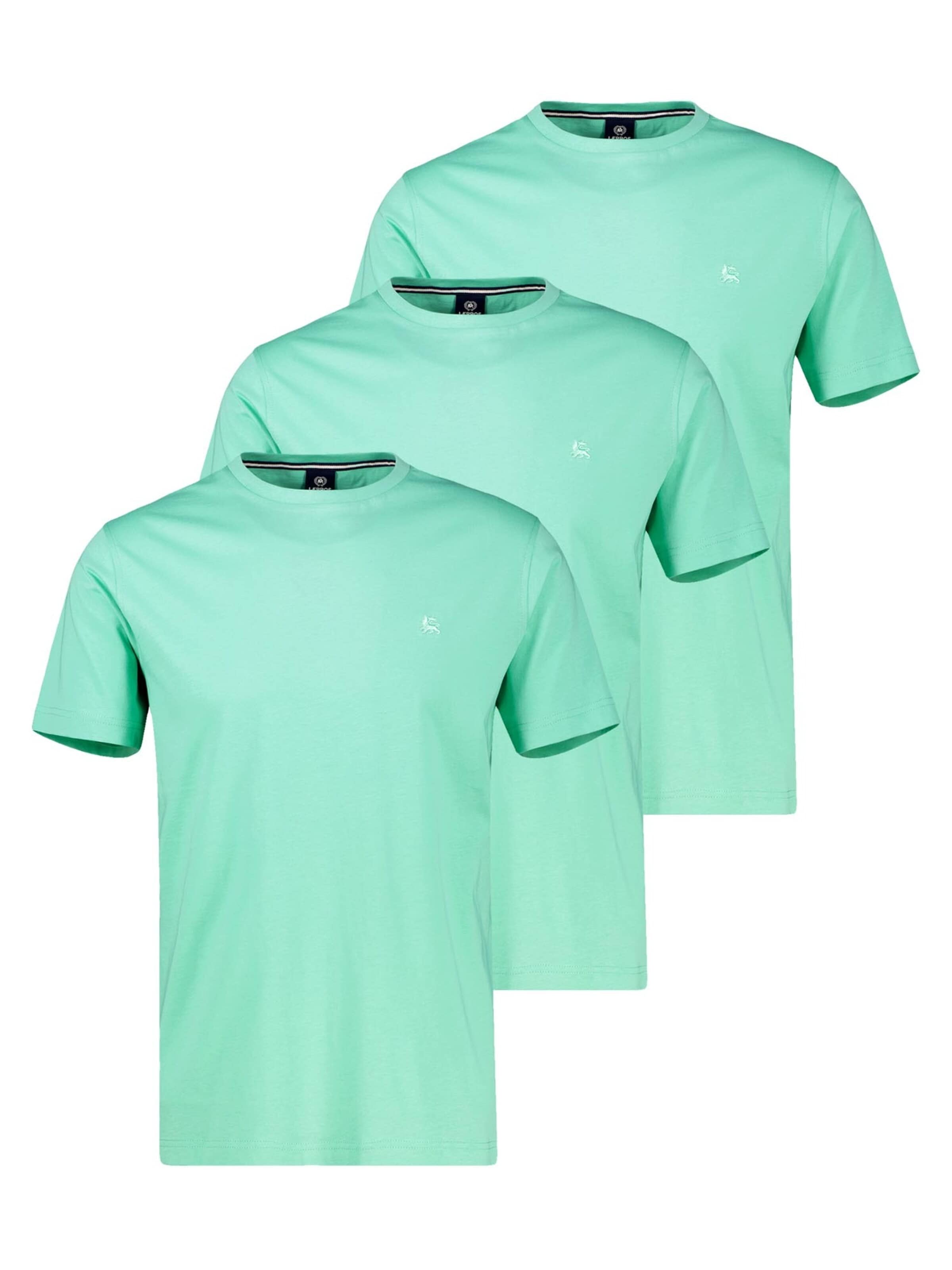 LERROS Shirt 'Basic'‌ in Grün: Vorderseite