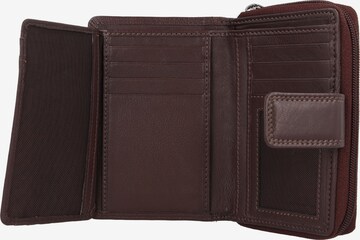 mano Wallet 'Donna Giulia' in Brown