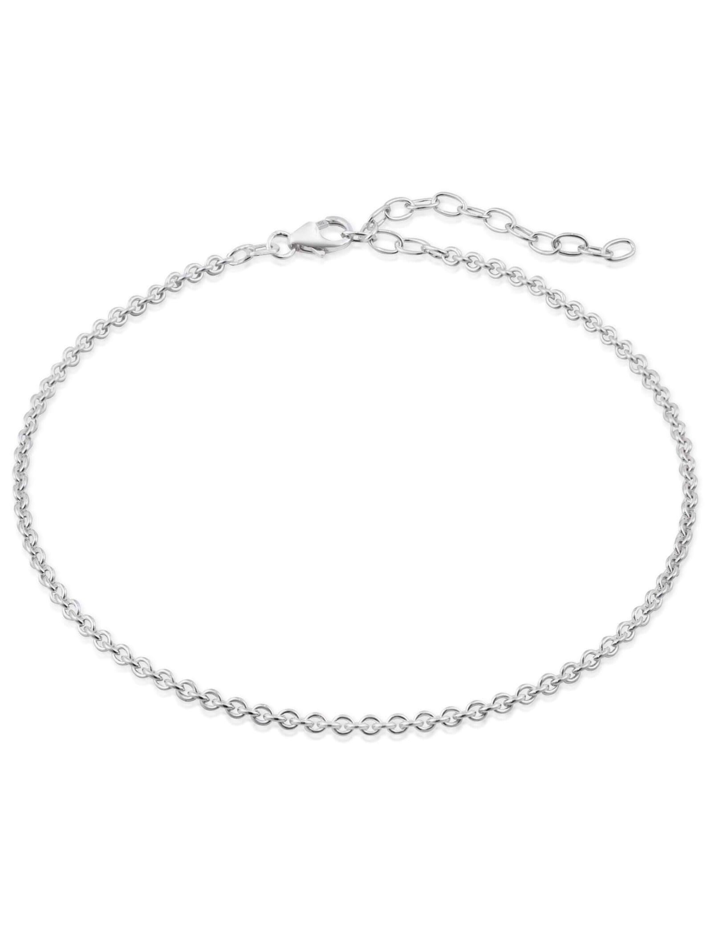 modabilé Foot Jewelry 'DELICATE' in Silver: front