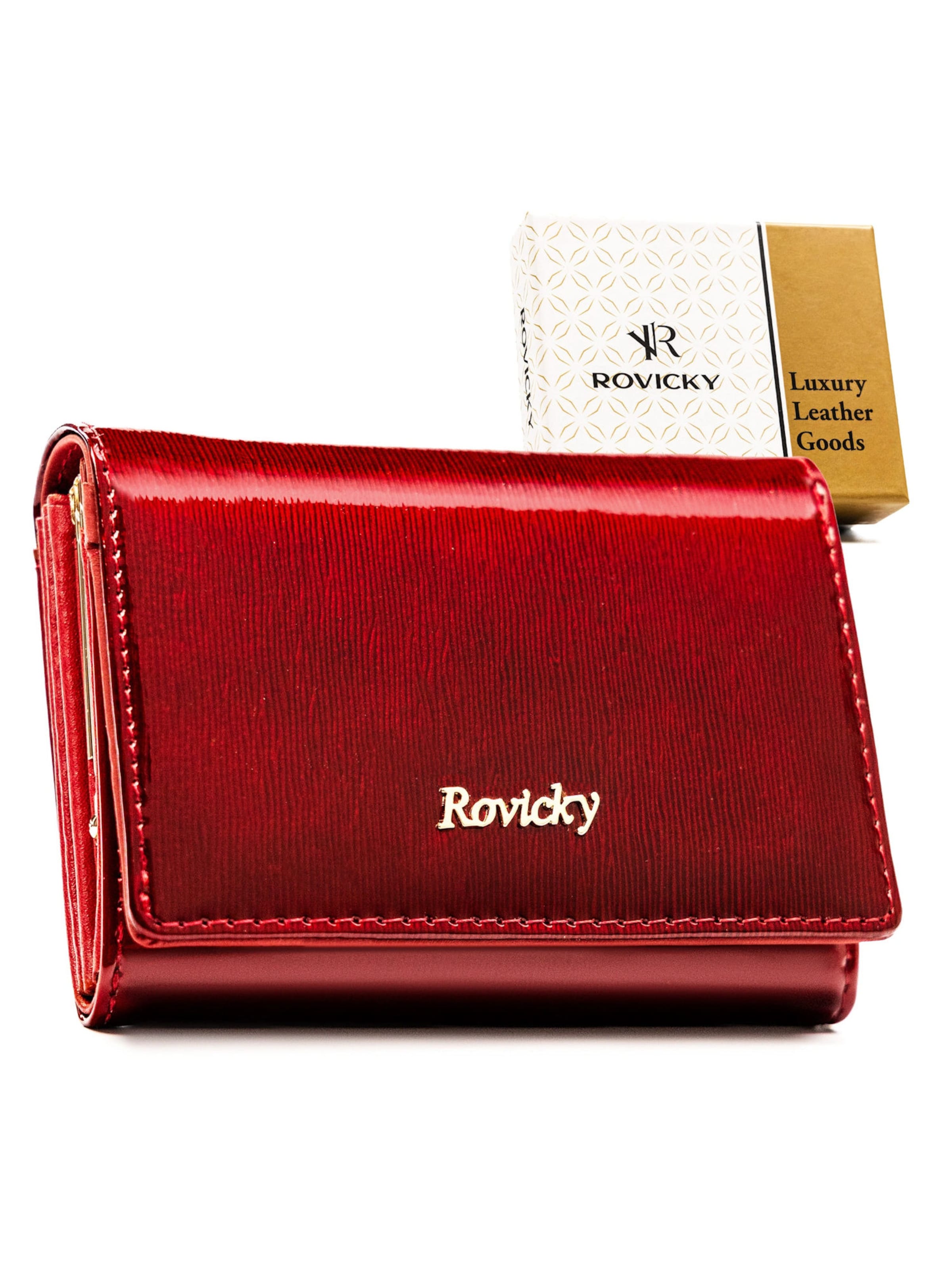 Tomshop24-7 Wallet 'Rovicky-Lack RFID' in Red