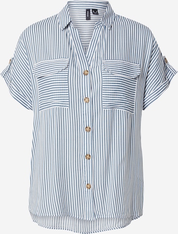 VERO MODA Bluza 'VMBUMPY' | modra barva: sprednja stran