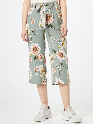 ONLY Loose fit Pleat-front trousers 'NOVA' in Green: front