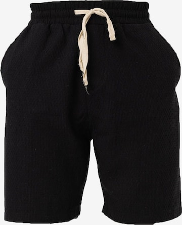 VAMOS CLO Loosefit Παντελόνι 'Limnophila' σε μαύρο: μπροστά