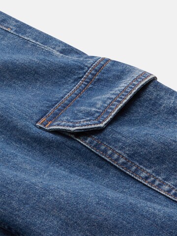 TOM TAILOR Loosefit Jeans in Blauw