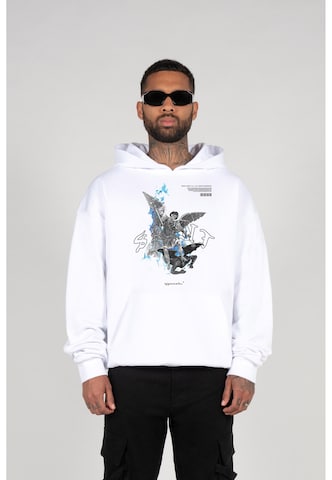 MJ Gonzales - Sudadera 'SAINT V.1 x Heavy' en blanco