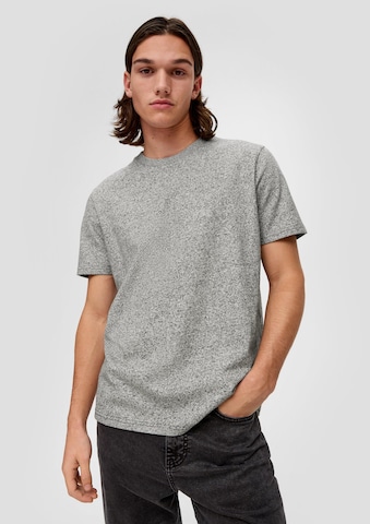 QS Shirt in Grau: Vorderseite