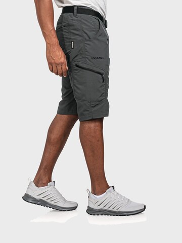 Schöffel Loose fit Outdoor trousers 'Silvaplana2' in Grey