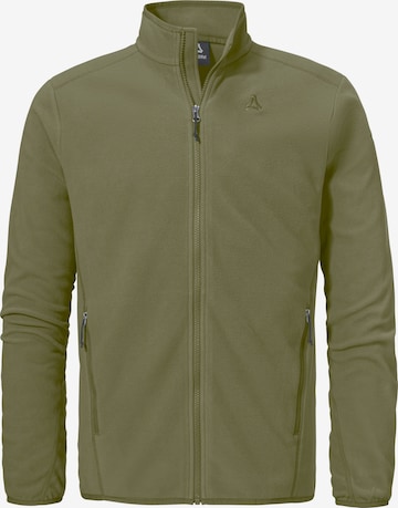 Schöffel Athletic Fleece Jacket 'Ash' in Green: front