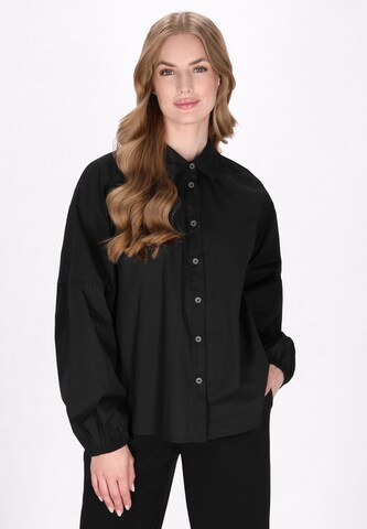 Chemisier 'Classic Look' DreiMaster Klassik en noir : devant