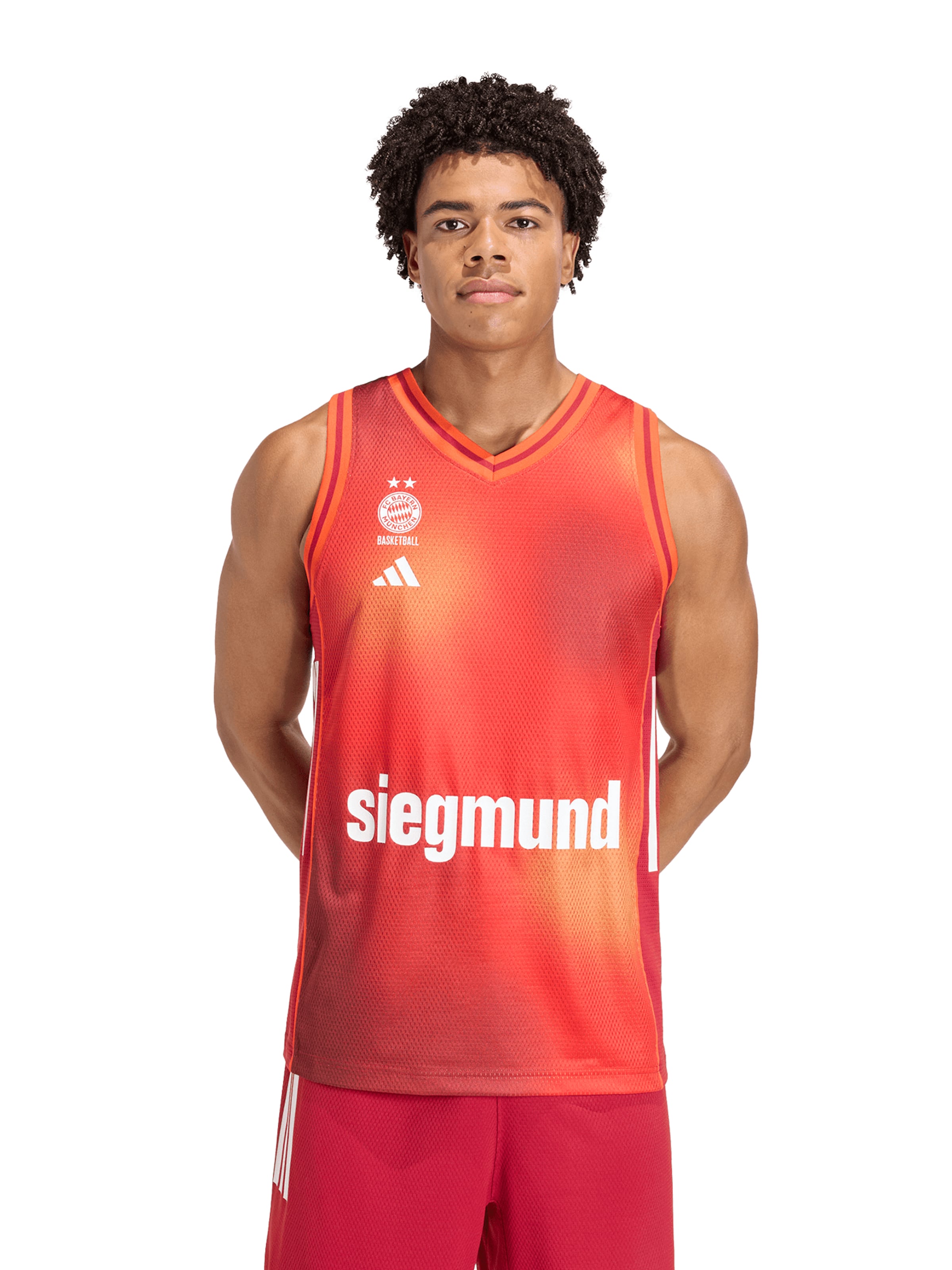 ADIDAS PERFORMANCE Jersey 'Authentic' in Orange: front