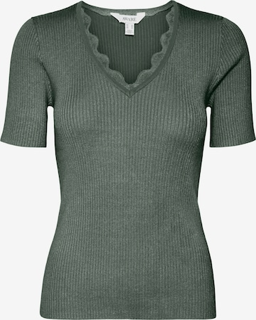 Pull-over 'VMVilja' VERO MODA en vert : devant