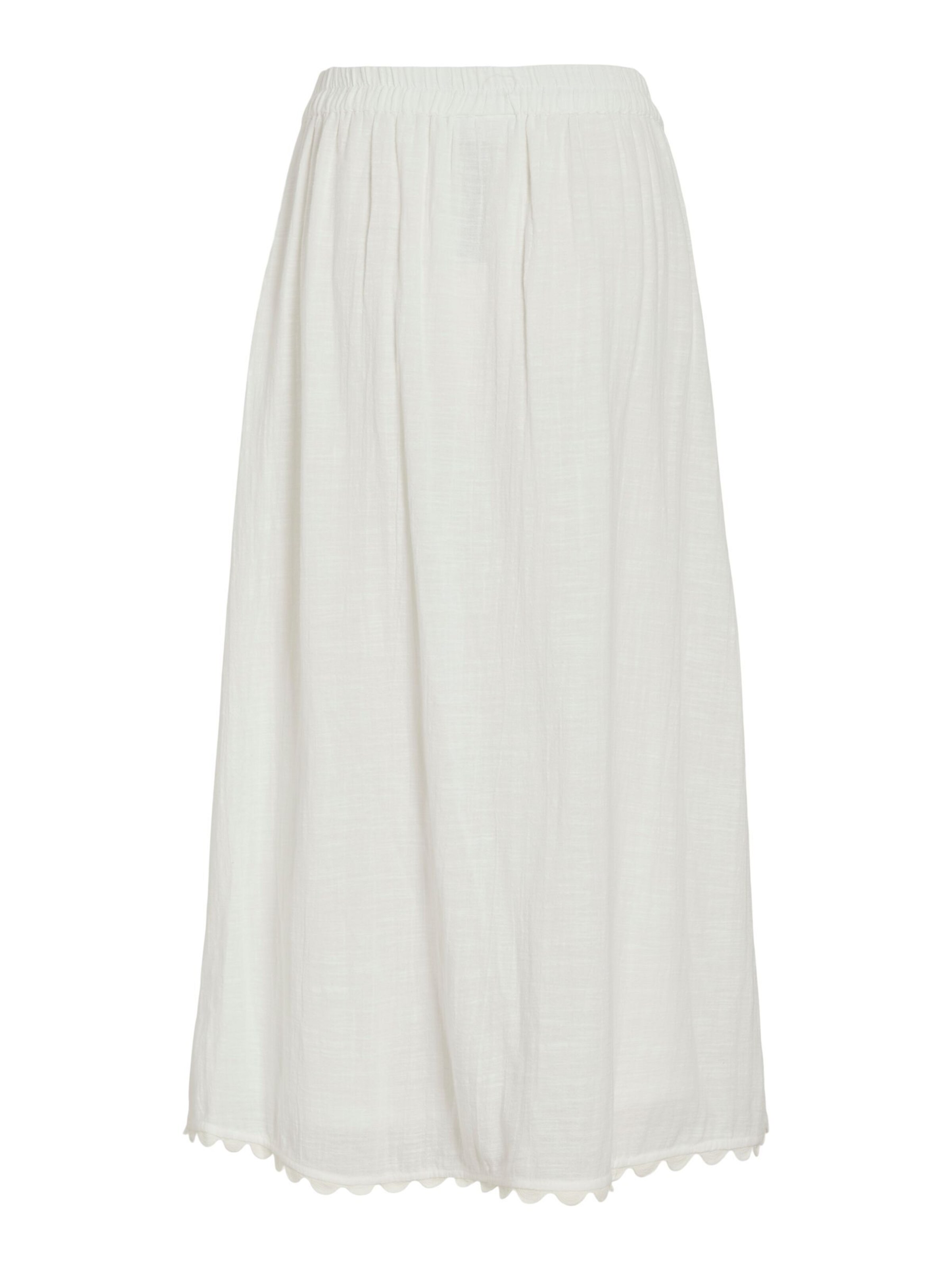 VILA Rok 'VIMindy' in Wit: voorkant