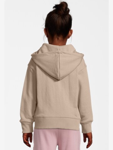 New Life Zip-Up Hoodie in Beige